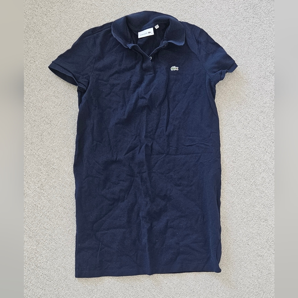 Lacoste Women's Navy Polo Dress